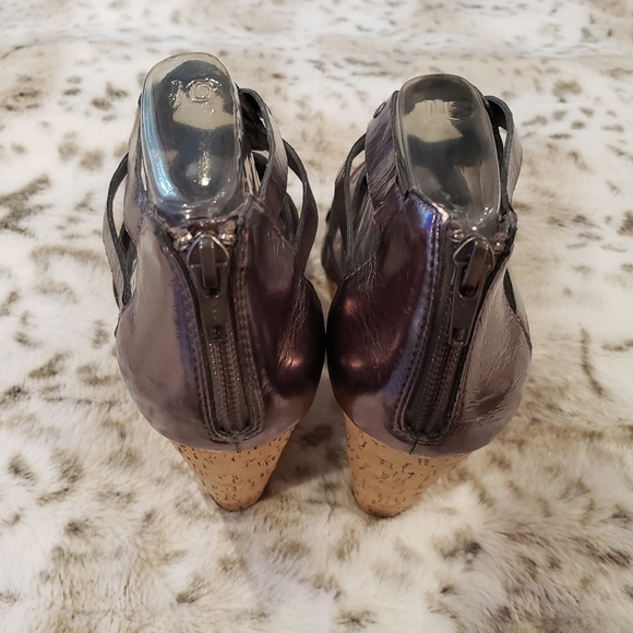 Gladiator Wedge Sandals - Picture 3 of 4